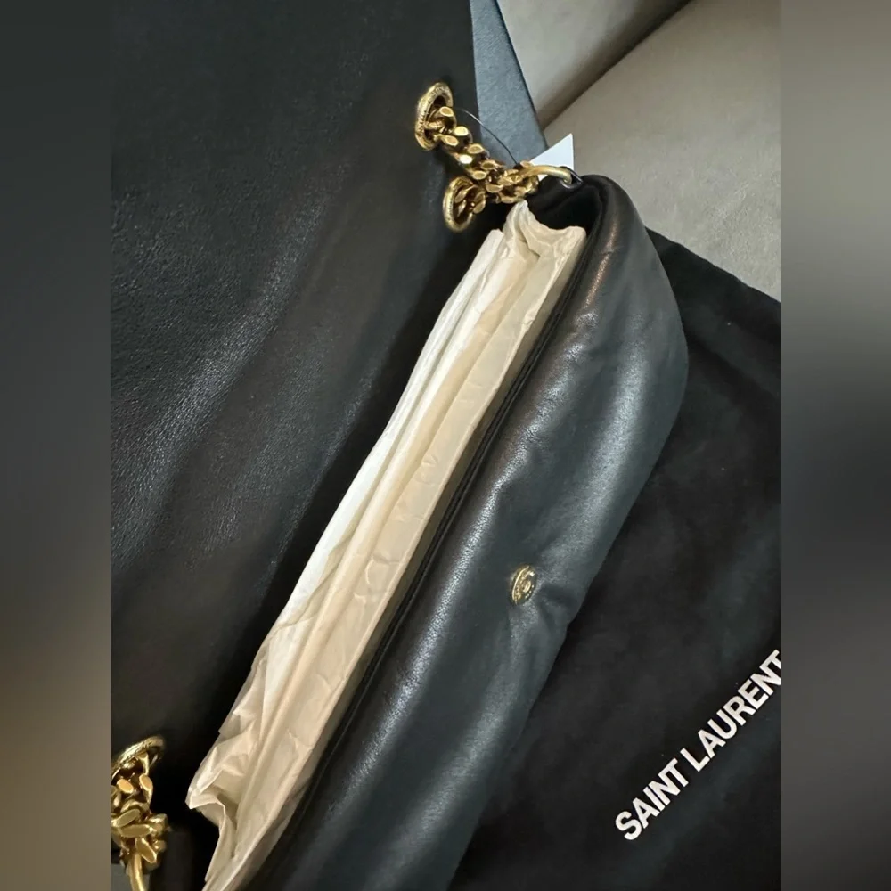 🌟SOLD🌟 NWT YSL Calypso in Plunged Lambskin - Picture 6 of 15
